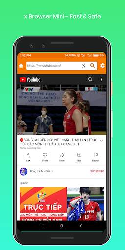 x Browser Mini - Fast & Safe स्क्रीनशॉट 5