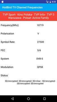TV Channel Frequencies of HotBird screenshot 4