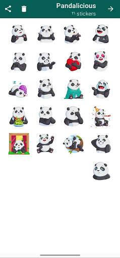 Panda Stickers for Whatsapp screenshot 4
