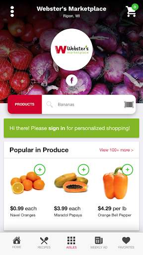 Webster's Marketplace Mobile screenshot 1
