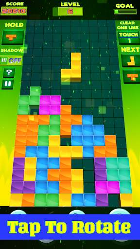 Tetra Block 3D Blitz Puzzle स्क्रीनशॉट 1