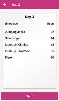 30 Days Workout Challenge 3 تصوير الشاشة
