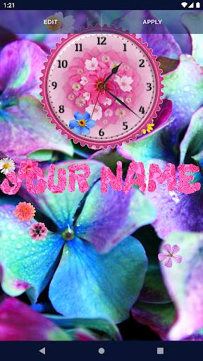 Flower Blossoms Spring Clock screenshot 2