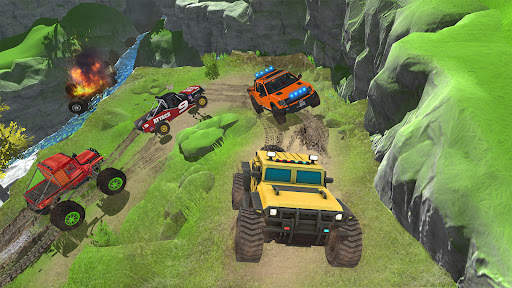 Offroad Jeep Driving SUV Games screenshot 1