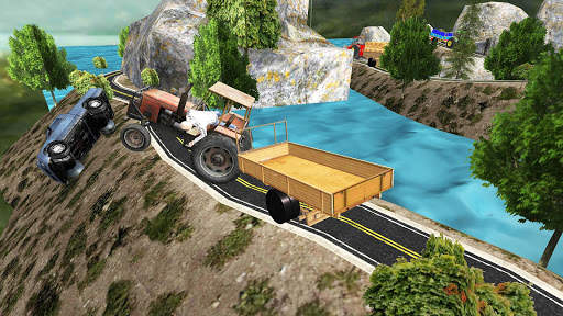 Off-Road Tractor Trolley Game screenshot 9