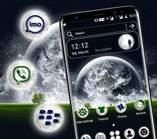 Moon Night Launcher Theme screenshot 1