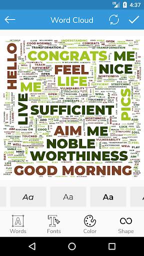 Word Cloud Art Generator screenshot 2