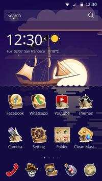 Funny Pirate Launcher Theme screenshot 1