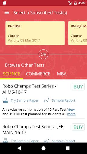 RoboAssess screenshot 2
