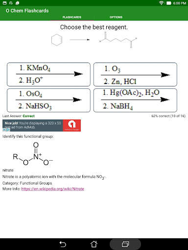 Organic Chemistry Flashcards screenshot 8