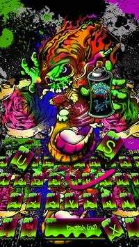 Graffiti Wallpaper Keyboard Theme screenshot 3