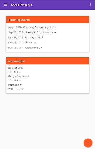 About Presents screenshot 4