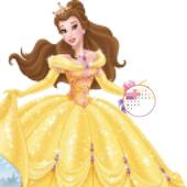 Princess Color By Number, princess coloring game icon