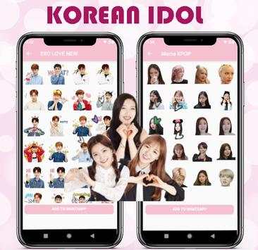 WA StickerApps Korean Idol Sticker for WhatsApp screenshot 5