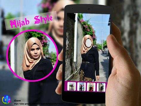 Hijab Woman Photo Montage 3 تصوير الشاشة