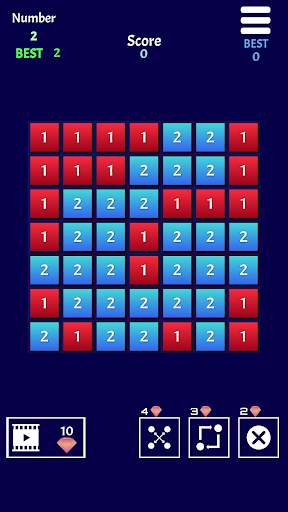 Chain Crush 24 | Drag and merge number chain screenshot 2