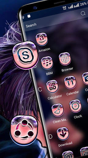 Fantasy Boy Launcher Theme screenshot 3