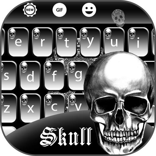 Skull keyboard - Flaming Skull Keyboard 1.0