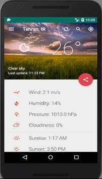 weather iran screenshot 1