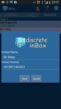 Hide Calls / Messages in dBox скриншот 7