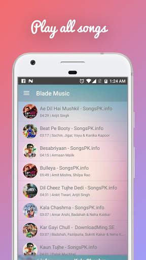 Blade Music Player Free 1 تصوير الشاشة