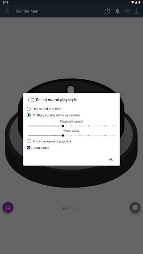 Slender Man Sound Button 9 تصوير الشاشة