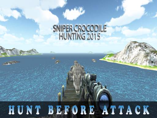 Sniper Crocodile Hunting 2015 screenshot 10