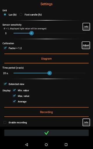 Lux Meter screenshot 5
