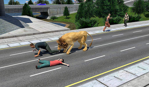 Angry Lion City Attack : Animal Hunting Simulator स्क्रीनशॉट 12