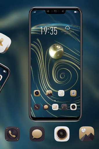 Golden ball theme Galaxy note p6 mate redmi 2019 screenshot 3