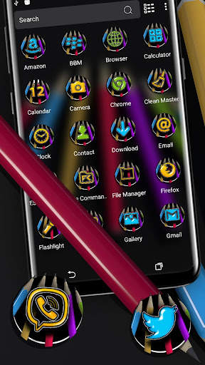 Colorful Pencil Theme Launcher screenshot 2