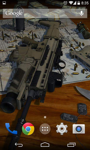 3D Guns Live Wallpaper screenshot 1