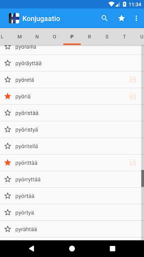Finnish Conjugation screenshot 2