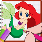 Little Mermaid Coloring Book icon