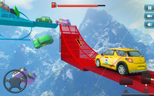 Impossible Ramp Car Driving 3D screenshot 2