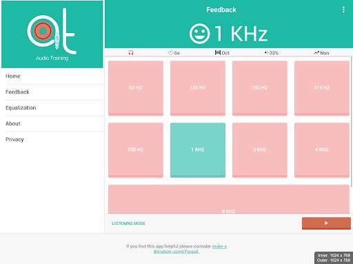 Audio Training EQ and Feedback screenshot 16