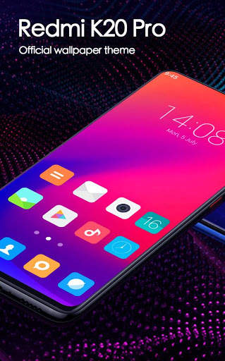 Theme for Redmi K20 Latest 2019 red launcher screenshot 1