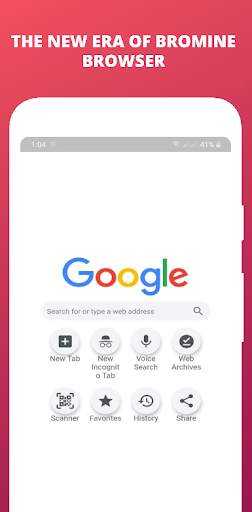 Bromine Browser - ( Fast, smart & secure browser ) screenshot 1