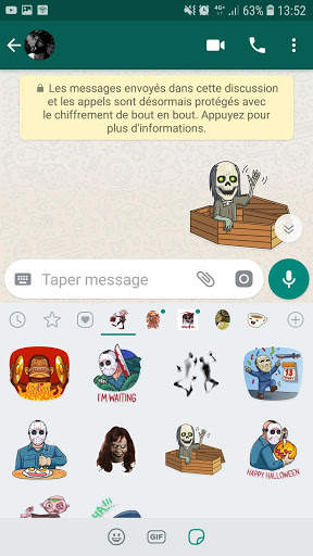 Stickers for WhatsApp - Halloween screenshot 4