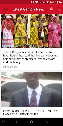 Gambia news screenshot 2