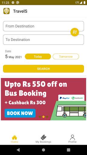 TravelS | Online Bus Ticket Booking screenshot 2