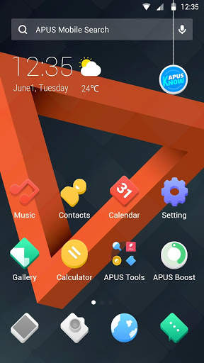 XYZ-APUS Launcher theme скриншот 1