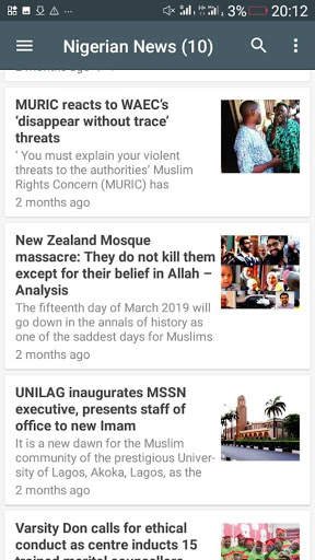 Muslim News Mobile screenshot 2