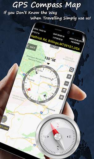 Digital Compass 360 with Free inclinometer 1 تصوير الشاشة