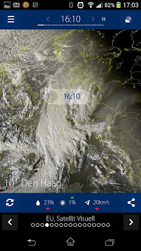 Sat24, satellite météo screenshot 2