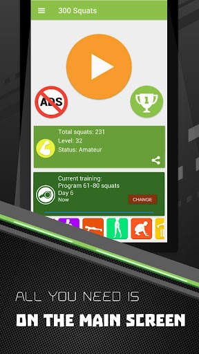 300 Squats workout Be Stronger screenshot 7