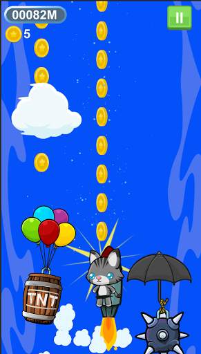 The Flying Cat In Jetpack screenshot 1