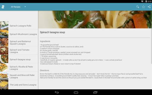Lasagna Recipes Free screenshot 7