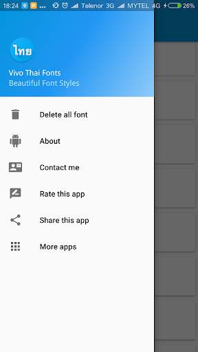 Thai Font Style For Vivo screenshot 8