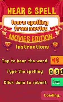 Hear & Spell - Movies Edition screenshot 4